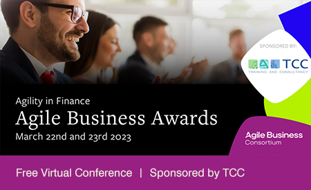 TCC to sponsor the 'Agility in Finance' Award at the Agile Business Awards 2023